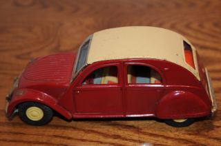 Vintage Citroen 2gv Tin Friction Car Daiya Made In Japan Antique Toy 2cv 196 Old