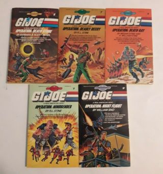 Vintage Gi Joe Find Your Fate Cyoa Books 1986 1st Edition 6 - 10 R.  L.  Stine
