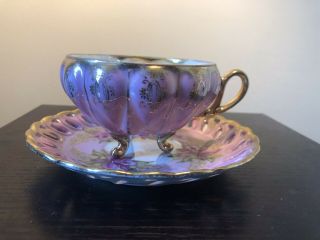 Royal Halsey Very Fine China Tea Cup And Saucer Set In Pink.