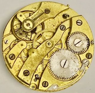 Swiss Antique Pocket Watch Movement 40 Mm Only Steampunk F20
