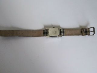 Vintage BURBERRY Watch 1854 Designer Leather SWISS Made 5