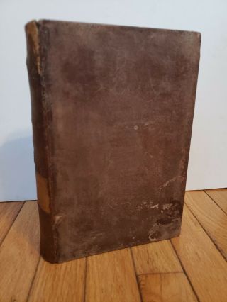 1856 Volume 4 Whitby Lowman Holy Bible Commentary Leather Bound Antique 3