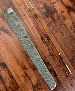 Vintage South Bend 9 foot Fly Fishing Rod 24 with storage case 6