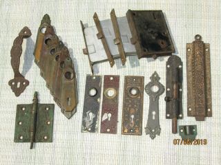 Vintage Door Hardware,  Door Locks,  Key Covers,  Hinge Etc.