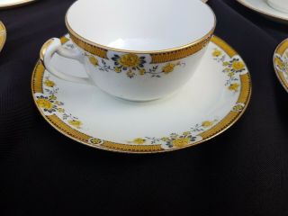Antique French,  Limoges porcelain tea/coffee set,  coffe/tea pot,  milk pot,  cups 3
