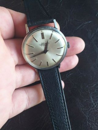 Vintage watch atlantic 17 jewels 34 mm 4