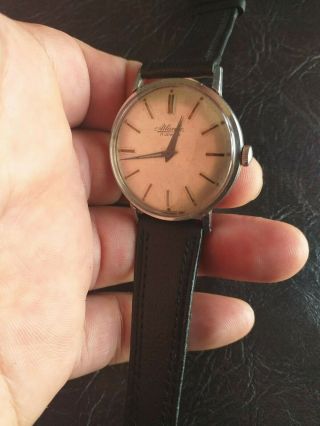 Vintage watch atlantic 17 jewels 34 mm 6