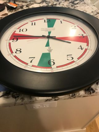Wempe Marine Chronometer Quartz Wall Clock 18” Wide 8