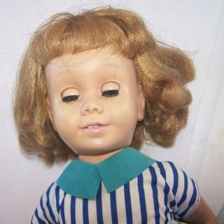 Vintage Chatty Cathy Doll & Box Mattel Non Talking Collectible 1960 ' s 4