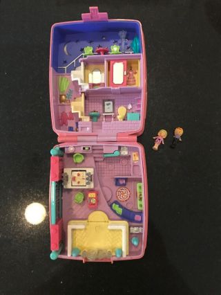 Vintage Polly Pocket 1994 Star Bright Dinner Party With 2 Figures