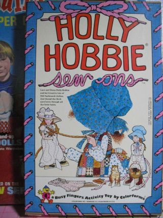 Holly Hobbie Sew Ons Paper Dolls 1975 Uncut/excellent