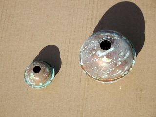 Verde Copper Weathervane Spacer Balls - Antique Weather Vane Parts - Verdigris