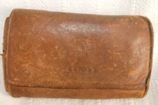 Vintage " Water Witch No.  Ii " Leather Fly Fishing Wallet