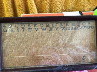 ANTIQUE AMERICAN SAMPLER 1830 Mary D Brown 6