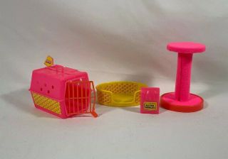 Barbie - Fluff The Cuddly Kitten Cat Play Set Accessories Vintage - No Cat