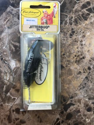 Vintage Fred Arbogast Jointed Jitterbug Lure Never Opened