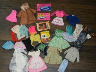 Vintage Barbie And Friends Clothes All Tagged Barbie With Pamphlets