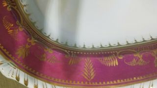 Rare Pair Antique Royal Crown Derby Oval Serving Platters 1773 - 1796 