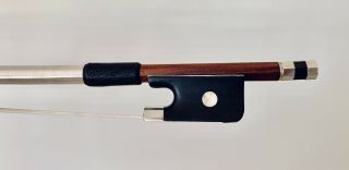 An Old Antique German Tourte Cello Bow Made Of Pernambuco Wood