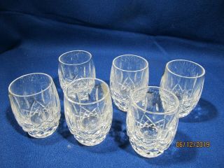 Antique Waterford Crystal Decanter and Six Glasses 3