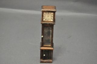 1/12 Dollhouse Miniature Vintage Grandfather Clock For Living Room Furniture