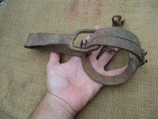 Vintage Antique Small Wrought Iron Mouse Rat Trap Blacksmith Hand Forged