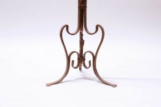 Antique Wrought Iron Plants Stand Jardiniere Holder 3