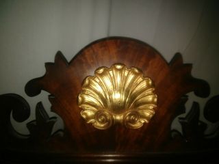 Mahogany Glass crafted by Henkel Harris 20thc. 3
