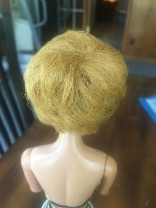 Vintage 1960’s Bubble Cut Barbie Doll Ash Blonde, 8