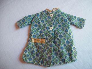 Vintage Little Miss Revlon Doll Blue Floral Robe Tagged Ideal Toy Corp Hollis,  Ny