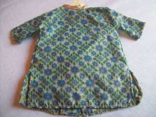 VINTAGE LITTLE MISS REVLON DOLL BLUE FLORAL ROBE TAGGED IDEAL TOY CORP HOLLIS,  NY 2