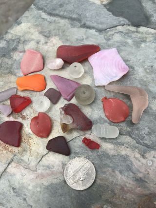 Beach Sea Glass Surf,  Marbles Antique Red Shapes Vintage,  Balloons,  Binfire