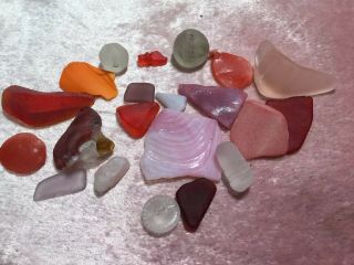 beach sea glass surf,  marbles Antique red Shapes Vintage,  balloons,  binfire 4