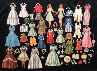 1941 Deanna Durbin Paper Dolls,  Cut Star Set