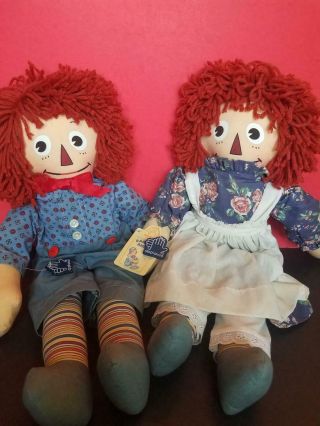1993 Vintage Raggedy Andy And Raggedy Ann - - Molly - E - Version