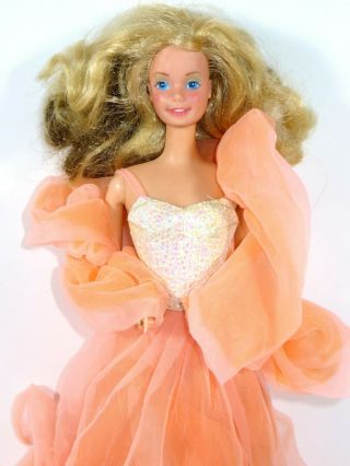 Dressed Barbie Doll Vintage In 1984 Peaches 