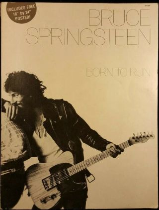 Bruce Springsteen Born To Run Songbook 1st Edition Vintage 1975
