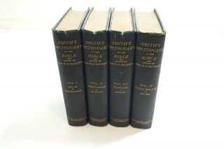 Antique 1896 4 Volume Set Of Smith 