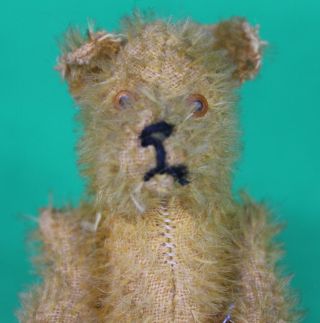 Vintage 4 Inch Tall Mohair Teddy Bear Jointed Arms/legs