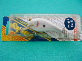 Vintage Bagley Diving B Flat Ii - Gray Shad - Unfished In Package