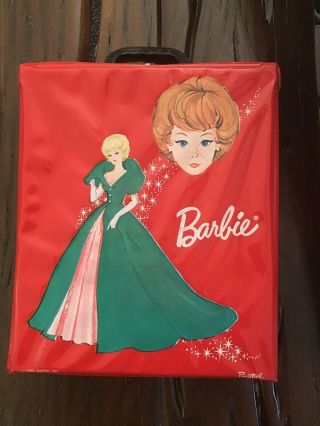 Vintage 1963 Barbie Carrying Case W/barbie