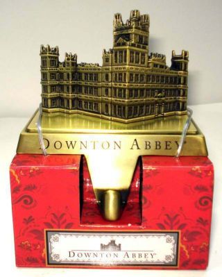 Kurt Adler Antique Brass Plated Downton Abbey Stocking Hanger