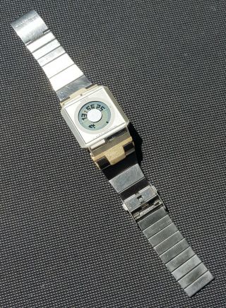 Vintage Casio Film Watch FS - 02 World Time Data Bank Japan Digital Watch repair 5