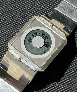 Vintage Casio Film Watch FS - 02 World Time Data Bank Japan Digital Watch repair 6