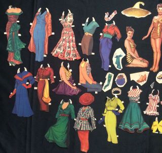 1950 Esther Williams Paper Dolls,  Cut Star Set 4