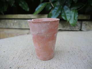 10 Old Hand Thrown Terracotta Plant Pots 2.  25 