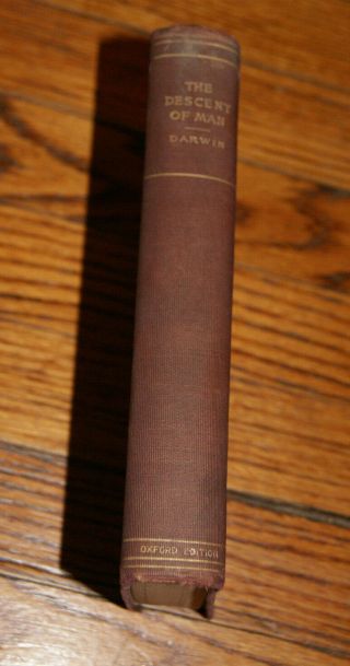 Antique Charles Darwin The Descent Of Man & Selection In Relation To Sex 2nd Ed