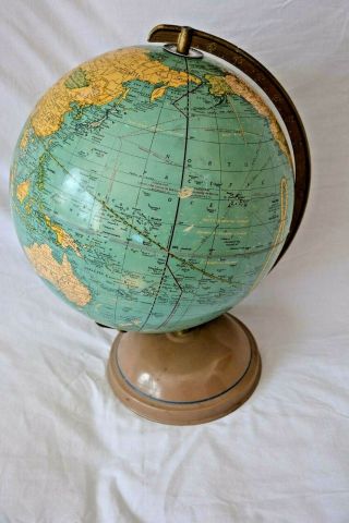 Vintage Cram’s Universal Terrestrial Globe - 12 Inch 2