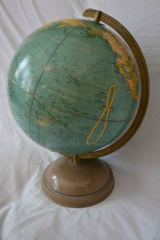 Vintage Cram’s Universal Terrestrial Globe - 12 Inch 3