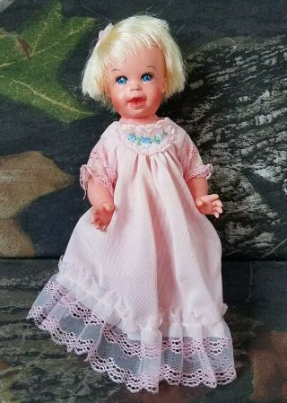 Vintage Little Doll By Mattel,  1966.  Made In Hong Kong